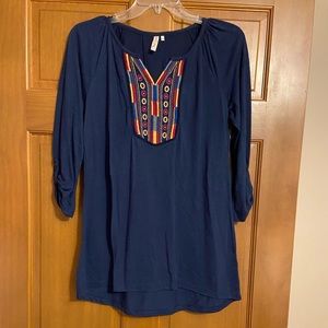 Navy blue tunic